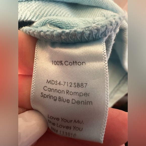 NWT SHOW ME YOUR MUMU | Revolve | XL Cannon Romper Spring Blue Denim Cotton NICE - Picture 14 of 16